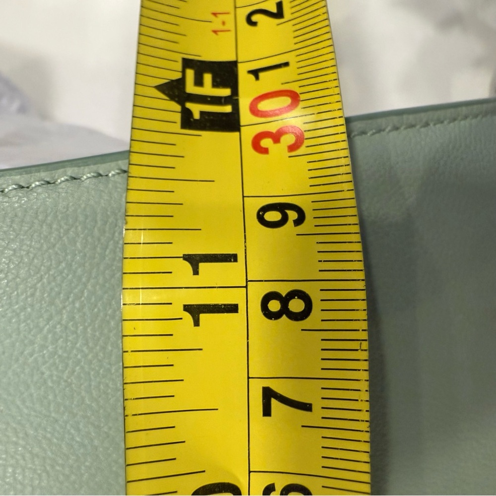 Kate Spade Halo Studded Leather Bucket Bag Light Green W/ Dust Bag NWT - Picture 12 of 16
